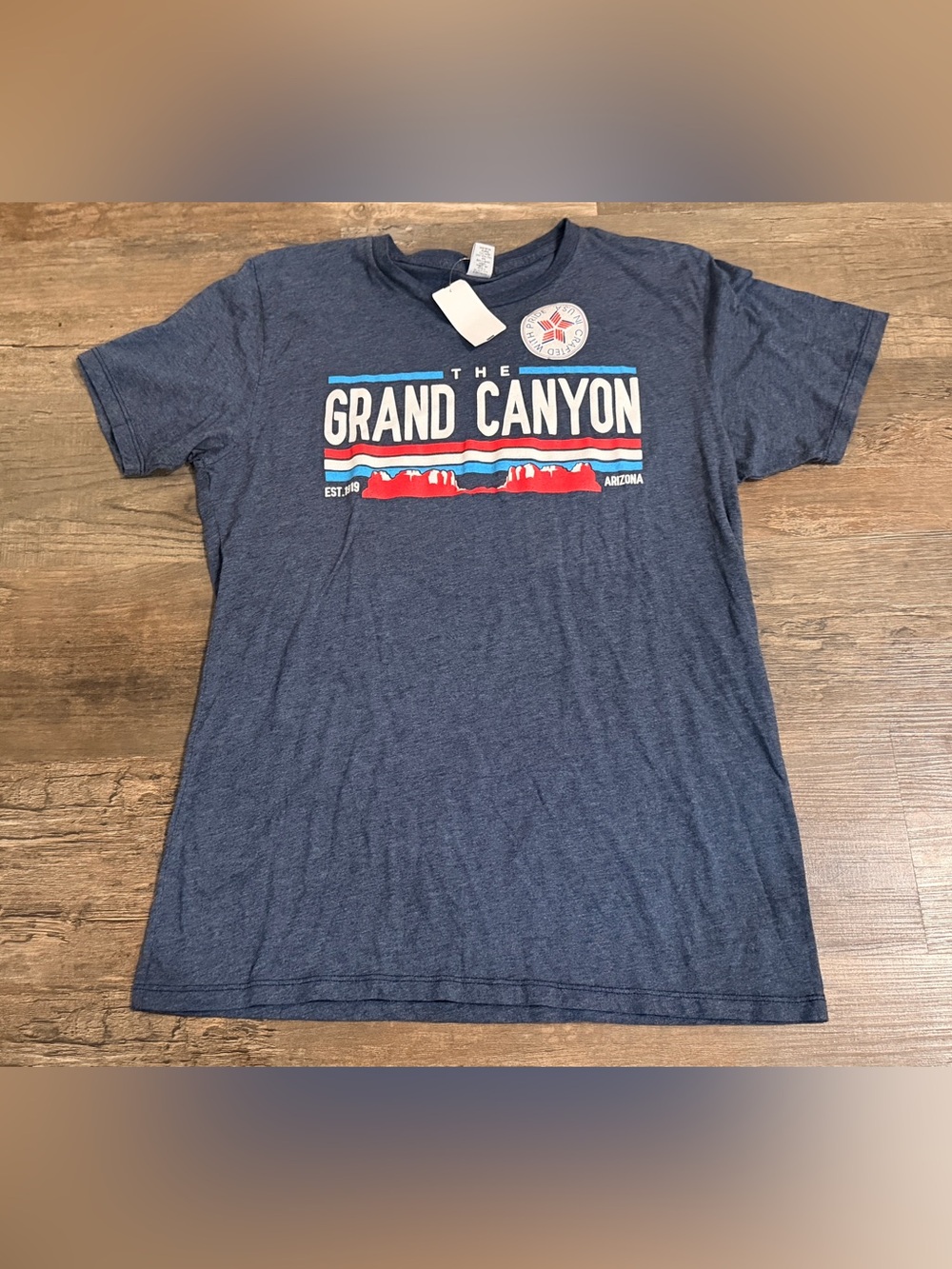 NWT The Grand Canyon Short Sleeve Tee - Navy